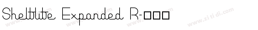 Shelflife Expanded R字体转换